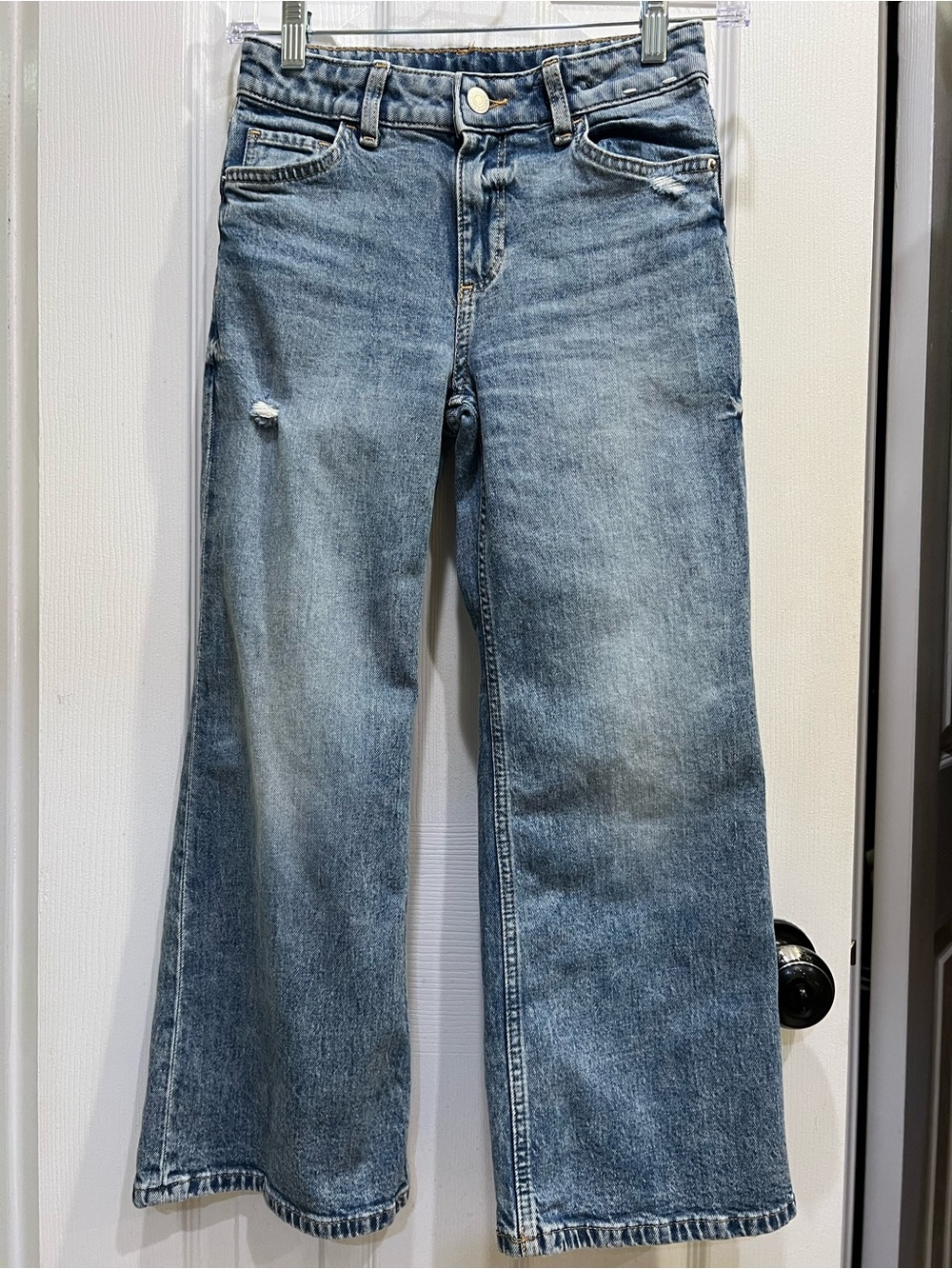 H&M Light Blue Kids Baggy Bootcut Jeans
